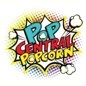 popcentralpopcorn brand logo for popcentralpopcorn.com