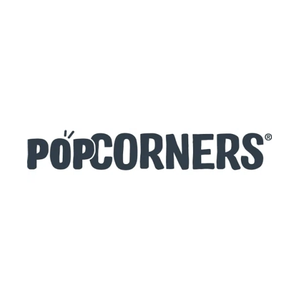 popcorners brand logo for popcorners.com