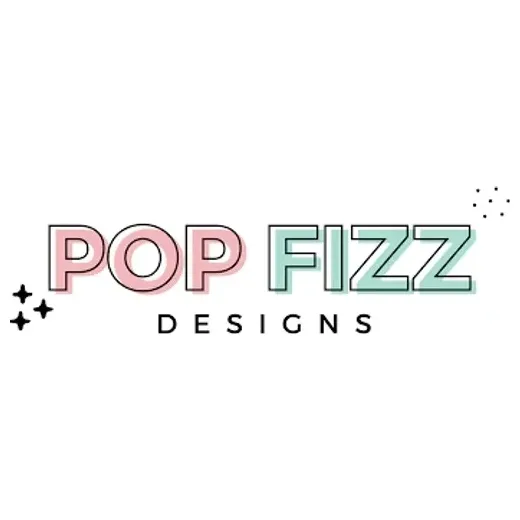 popfizzdesigns brand logo for popfizzdesigns.com