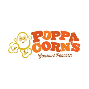 poppa-corns brand logo for poppa-corns.com