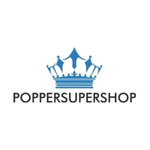 poppersupershop brand logo for poppersupershop.com