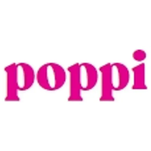 Poppi brand logo for drinkpoppi.com