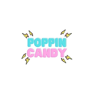 Poppin Candy brand logo for poppin-candy.com