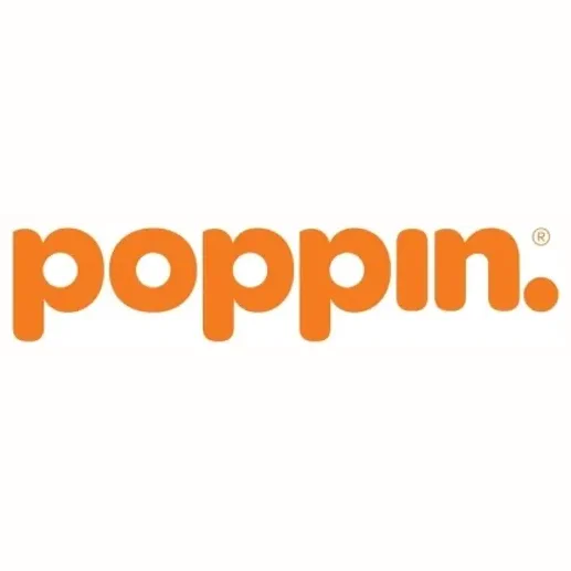 poppin brand logo for poppin.com