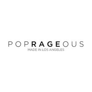 poprageous brand logo for poprageous.com