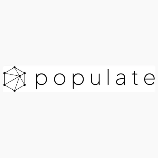 populateemr brand logo for populateemr.com