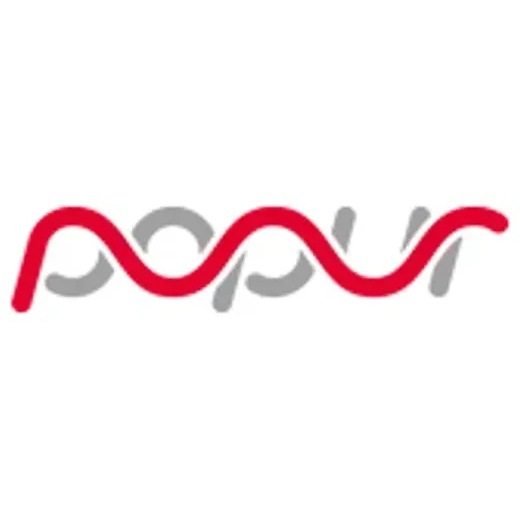 popur brand logo for popur.com