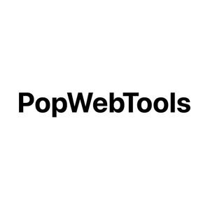 popwebtools brand logo for popwebtools.com