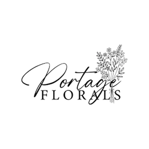 portageflorals brand logo for portageflorals.net