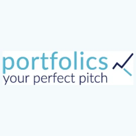 portfolics brand logo for portfolics.com