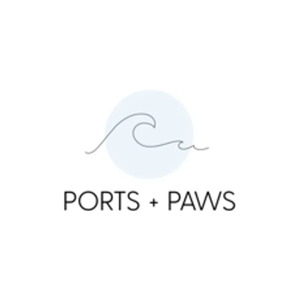 portsandpaws brand logo for portsandpaws.com