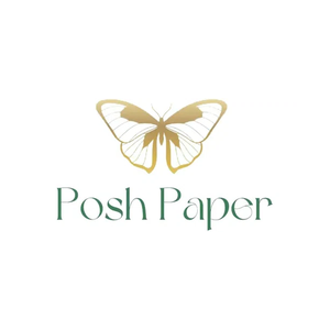 poshpaperwraps brand logo for poshpaperwraps.com