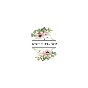 posiesandpetalsco brand logo for posiesandpetalsco.com