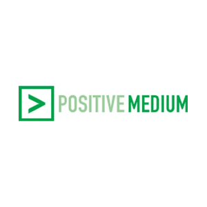 positivemedium brand logo for positivemedium.com