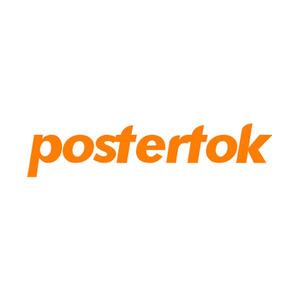 postertok brand logo for postertok.com