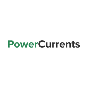 powercurrents brand logo for powercurrents.com