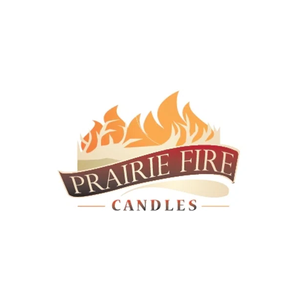 prairiefirecandles brand logo for prairiefirecandles.com