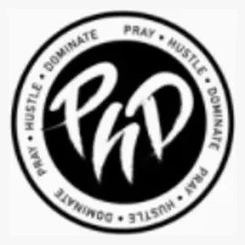 prayhustledominate brand logo for prayhustledominate.com