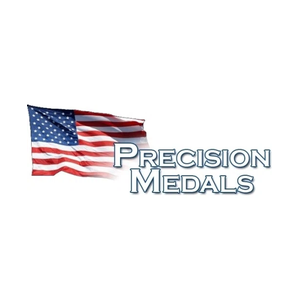 precisionmedals brand logo for precisionmedals.com