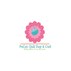 precutsquiltshop brand logo for precutsquiltshop.com