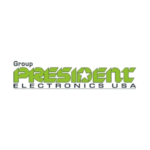 president-electronics brand logo for president-electronics.us