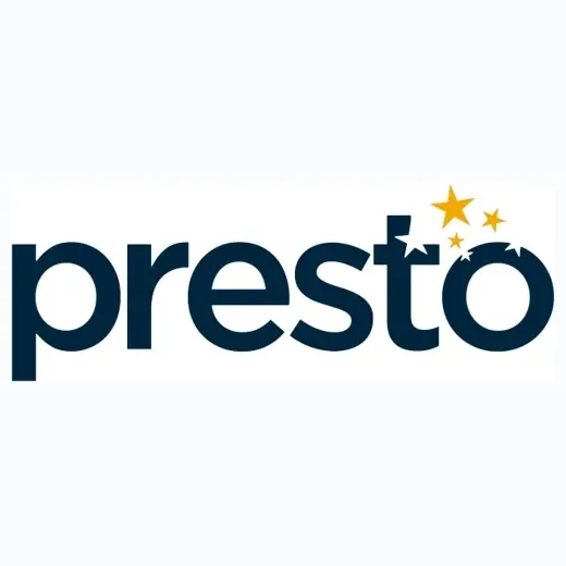presto brand logo for presto.com