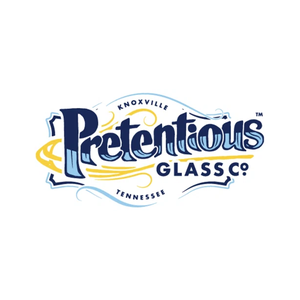 pretentiousglassco brand logo for pretentiousglassco.com
