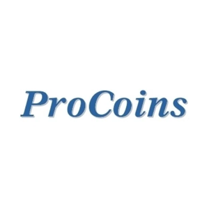 procoins brand logo for procoins.com
