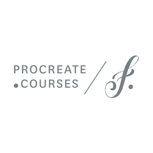 procreate brand logo for procreate.courses