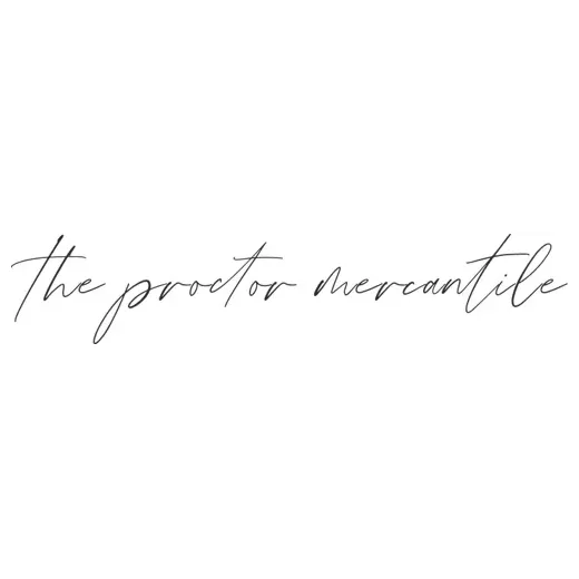 proctormercantile brand logo for proctormercantile.com