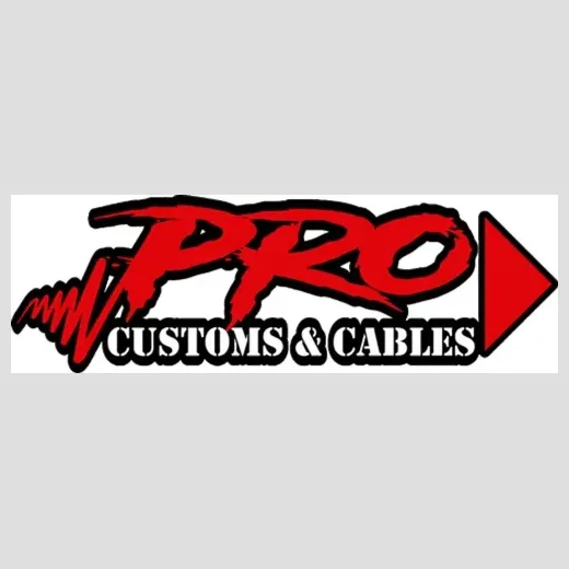 procustomscables brand logo for procustomscables.com
