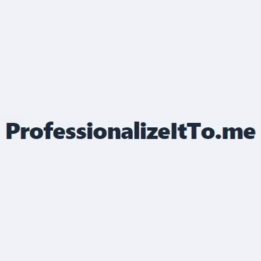 professionalizeitto brand logo for professionalizeitto.me