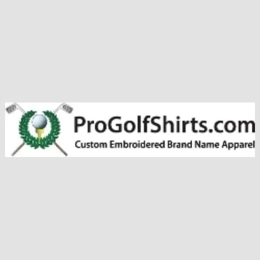 progolfshirts brand logo for progolfshirts.com