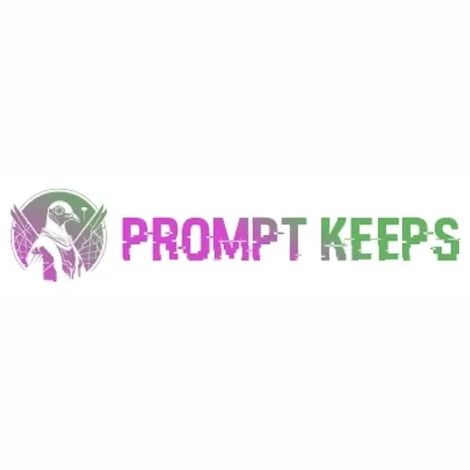 promptkeeps brand logo for promptkeeps.com