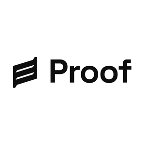 proof brand logo for proof.io