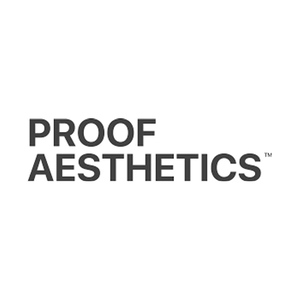 proofaesthetics brand logo for proofaesthetics.com