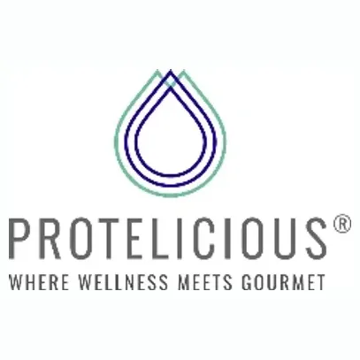 Protelicious brand logo for protelicious.com