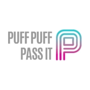 puffpuffpassit brand logo for puffpuffpassit.com
