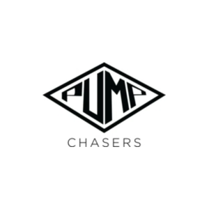 pumpchasersclothing brand logo for pumpchasersclothing.com