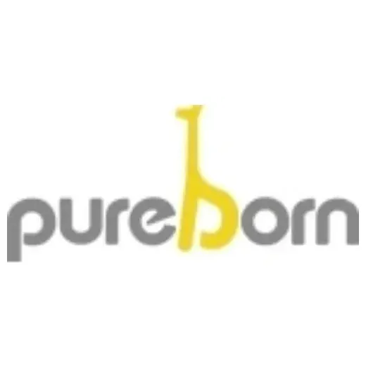 pureborn brand logo for pureborn.us