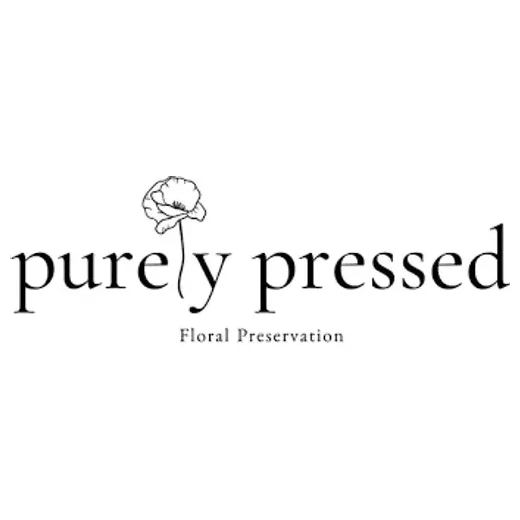 purelypressedfloral brand logo for purelypressedfloral.com