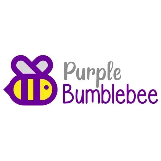 purplebumblebee brand logo for purplebumblebee.com