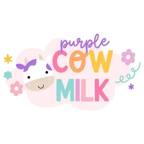 purplecowmilk brand logo for purplecowmilk.com