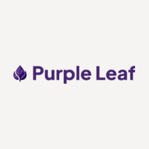 purpleleaf brand logo for purpleleaf.ai