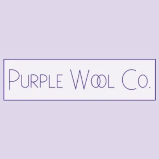 purplewoolco brand logo for purplewoolco.com