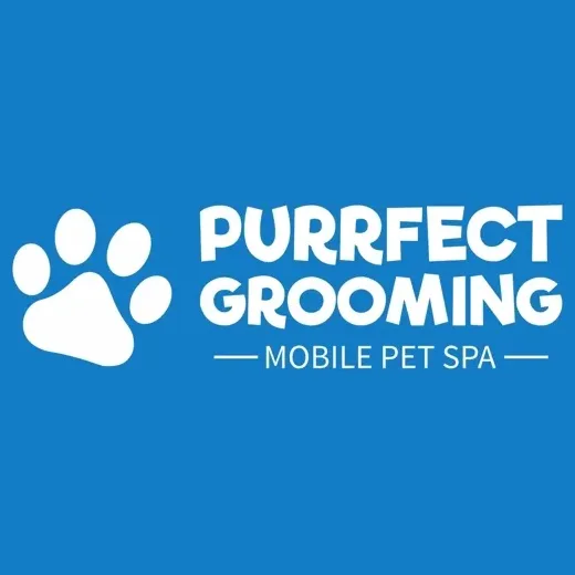 purrfectgrooming brand logo for purrfectgrooming.pet