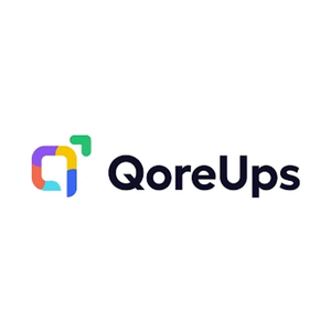 qoreups brand logo for qoreups.com