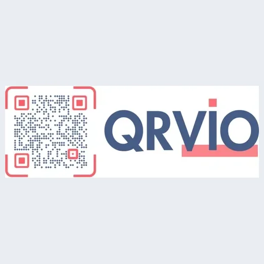 qrvio brand logo for qrvio.com