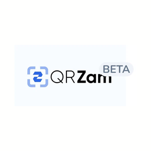 qrzam brand logo for qrzam.com