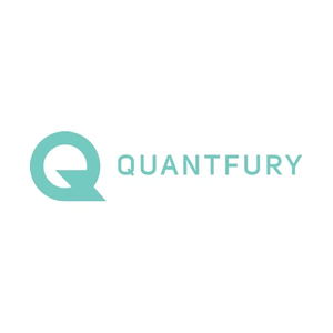 quantfury brand logo for quantfury.com